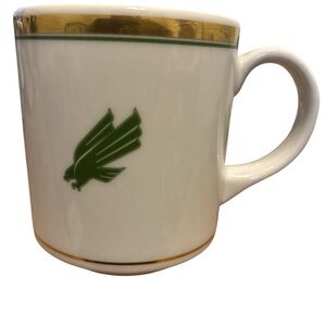 Green Eagle Accent Ceramic Mug with Gold Trim